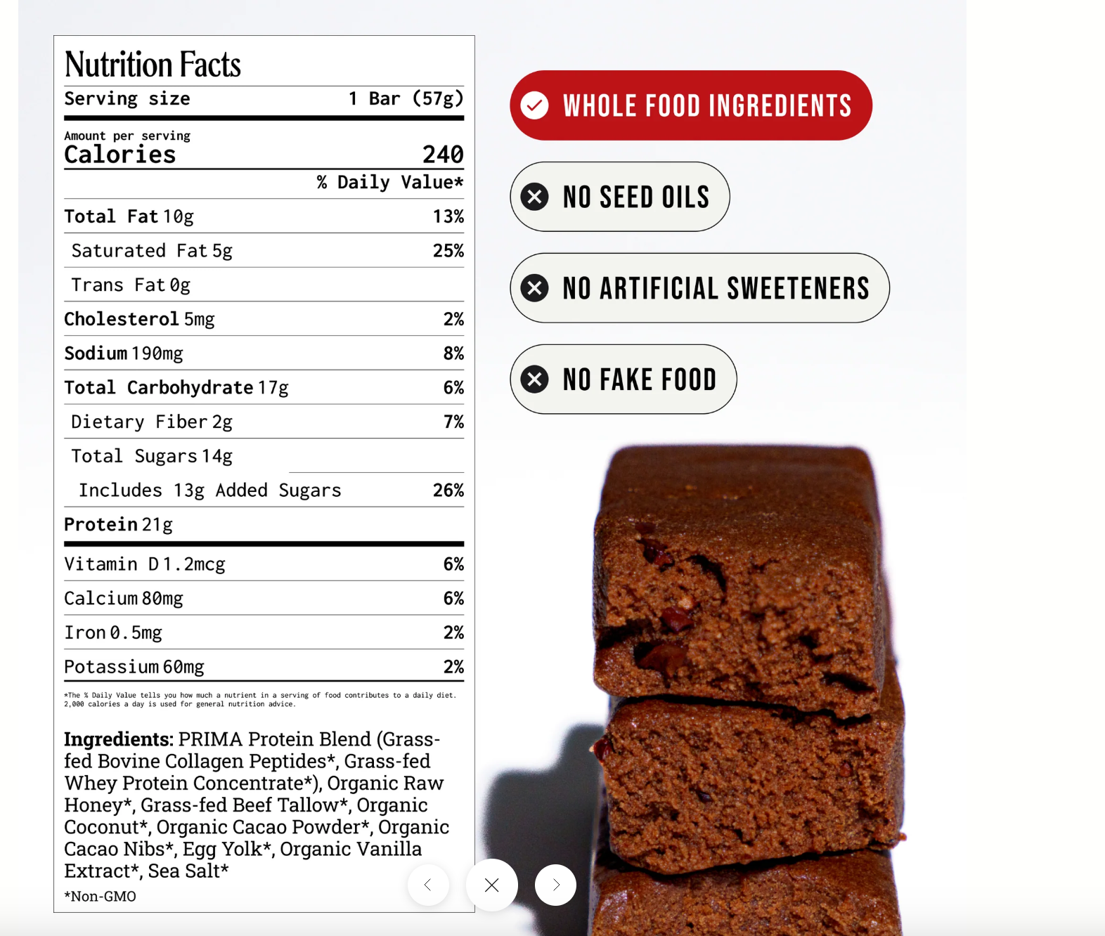 Prima Protein Bars image 1