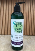 Sage Your Self organic body wash with sage and lavender, 12 oz
