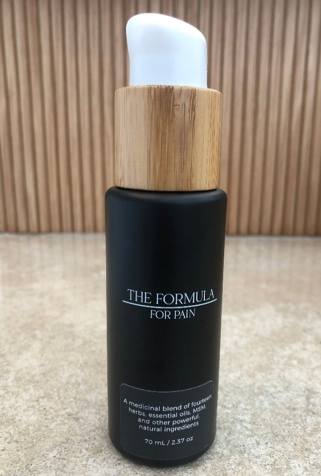 The Formula for Pain topical herbal formula, 70 mL bottle